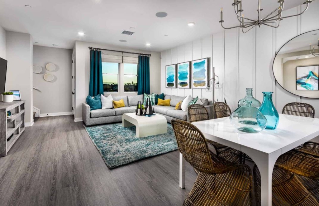 Gardena New Luxury Townhomes Living Space